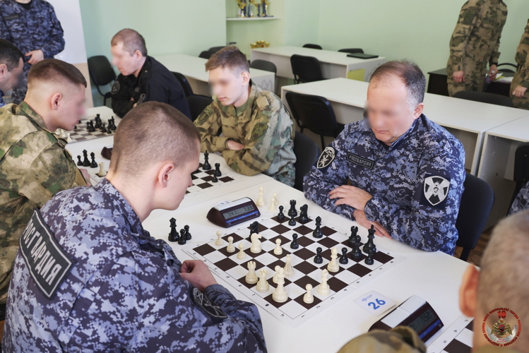 Псковские росгвардейцы заняли призовое место на чемпионате Северо-Западного округа войск национальной гвардии России по шахматам