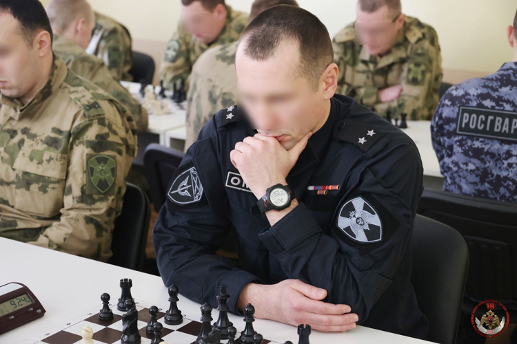Псковские росгвардейцы заняли призовое место на чемпионате Северо-Западного округа войск национальной гвардии России по шахматам