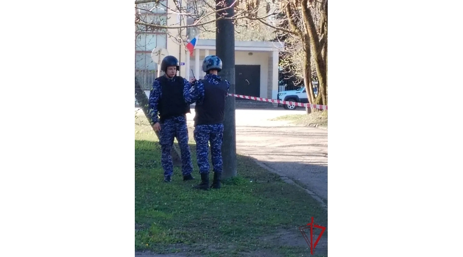 Псковские росгвардейцы принимают участие во всероссийских учениях по обеспечению безопасности в образовательных учреждениях